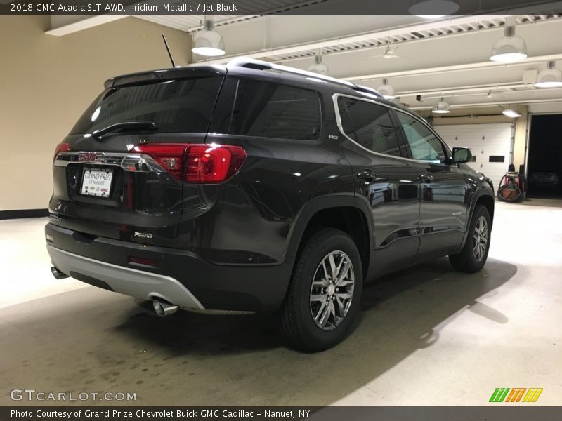 Iridium Metallic / Jet Black 2018 GMC Acadia SLT AWD