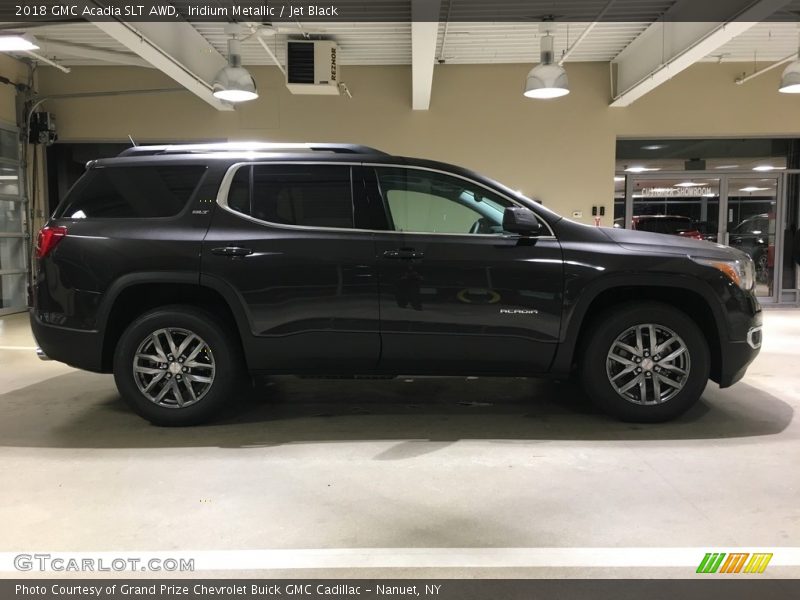 Iridium Metallic / Jet Black 2018 GMC Acadia SLT AWD