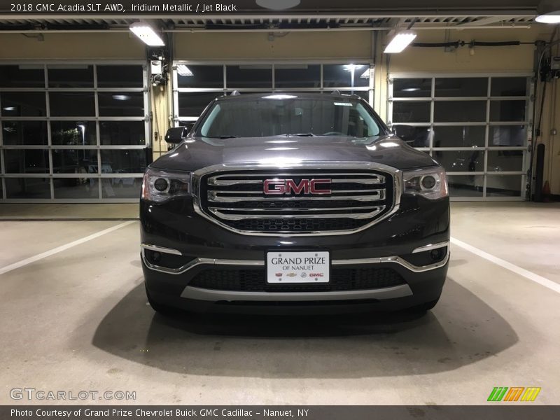 Iridium Metallic / Jet Black 2018 GMC Acadia SLT AWD