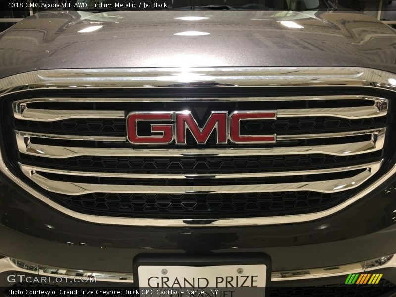 Iridium Metallic / Jet Black 2018 GMC Acadia SLT AWD