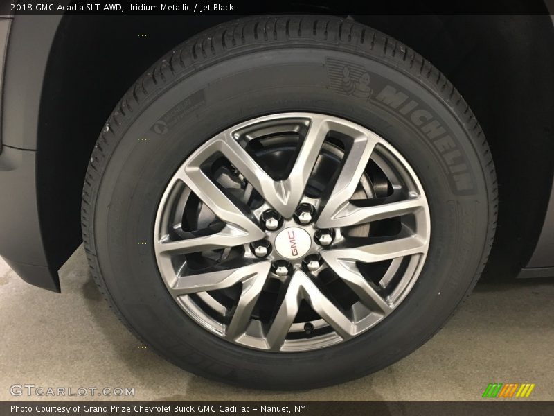 Iridium Metallic / Jet Black 2018 GMC Acadia SLT AWD