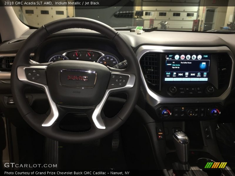 Iridium Metallic / Jet Black 2018 GMC Acadia SLT AWD