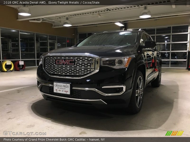 Ebony Twilight Metallic / Cocoa/Shale 2018 GMC Acadia Denali AWD