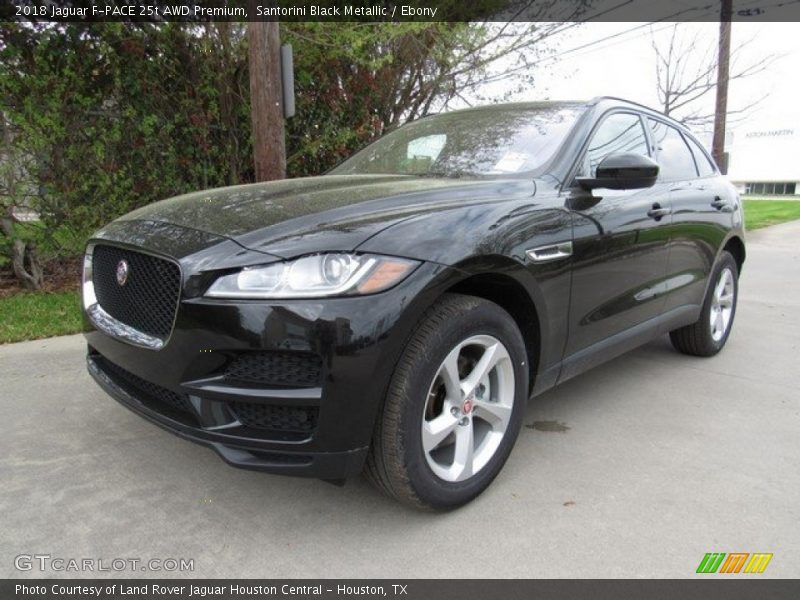 Santorini Black Metallic / Ebony 2018 Jaguar F-PACE 25t AWD Premium