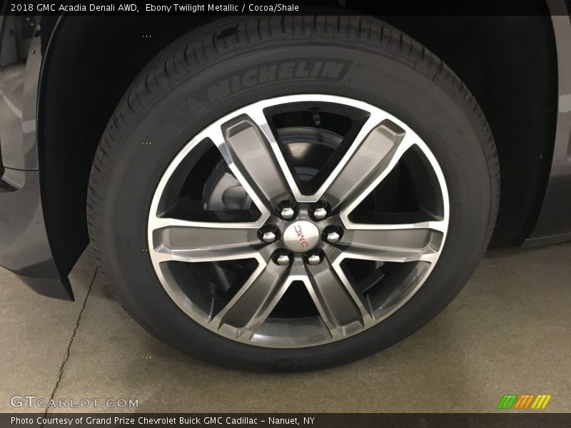 Ebony Twilight Metallic / Cocoa/Shale 2018 GMC Acadia Denali AWD