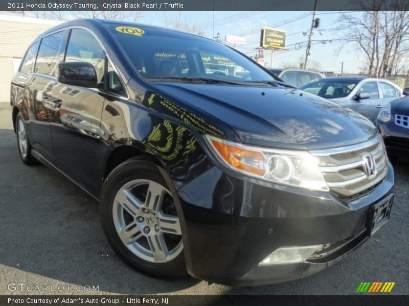 Crystal Black Pearl / Truffle 2011 Honda Odyssey Touring