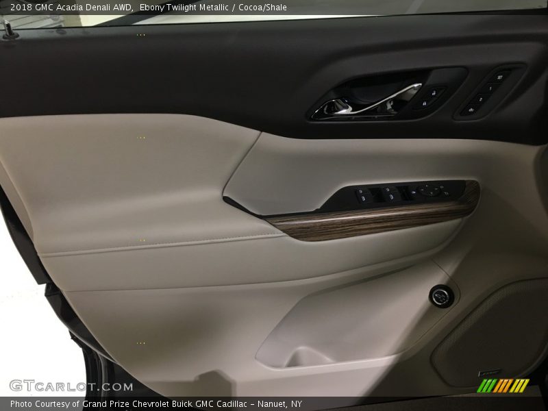 Ebony Twilight Metallic / Cocoa/Shale 2018 GMC Acadia Denali AWD