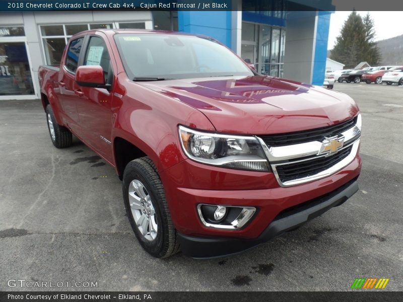 Cajun Red Tintcoat / Jet Black 2018 Chevrolet Colorado LT Crew Cab 4x4