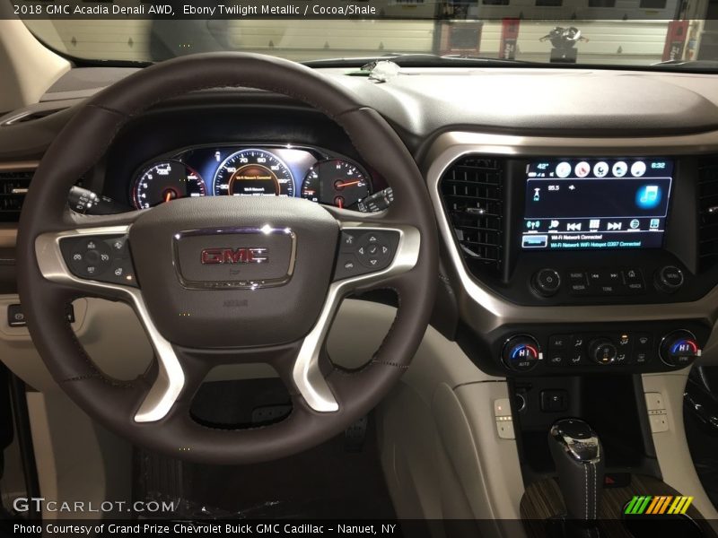 Ebony Twilight Metallic / Cocoa/Shale 2018 GMC Acadia Denali AWD