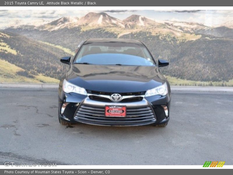 Attitude Black Metallic / Black 2015 Toyota Camry LE