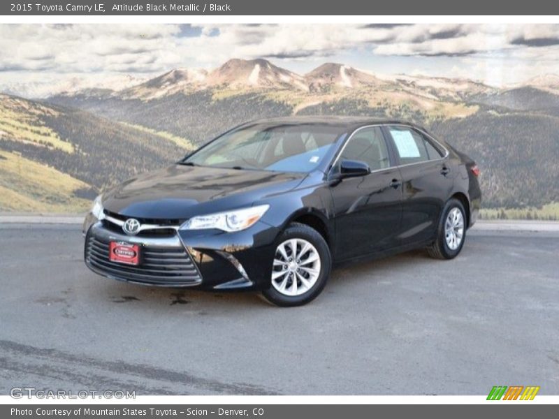 Attitude Black Metallic / Black 2015 Toyota Camry LE