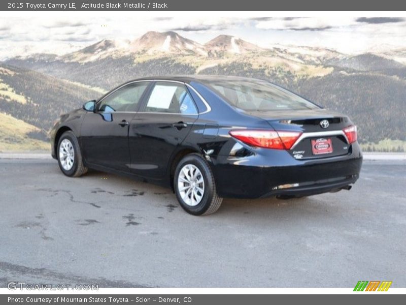 Attitude Black Metallic / Black 2015 Toyota Camry LE