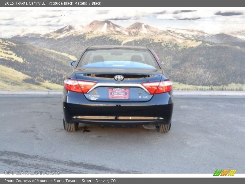 Attitude Black Metallic / Black 2015 Toyota Camry LE