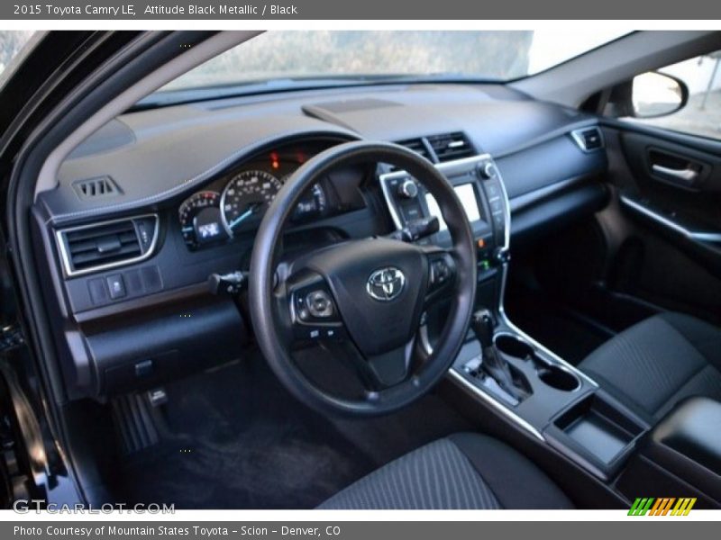 Attitude Black Metallic / Black 2015 Toyota Camry LE