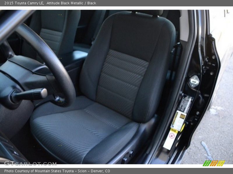 Attitude Black Metallic / Black 2015 Toyota Camry LE