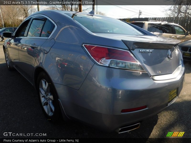 Graphite Luster Metallic / Ebony 2012 Acura TL 3.5 Technology