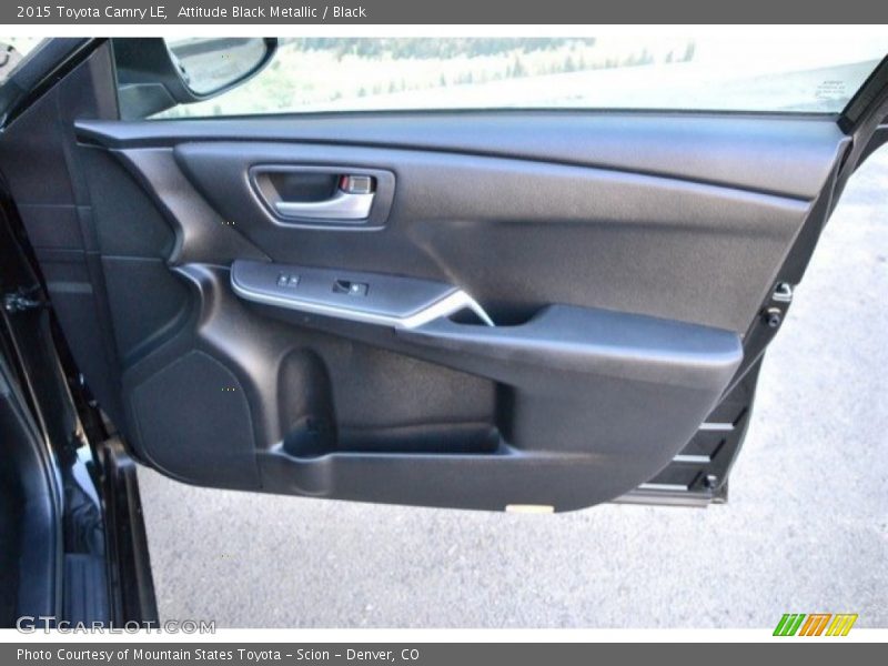 Attitude Black Metallic / Black 2015 Toyota Camry LE