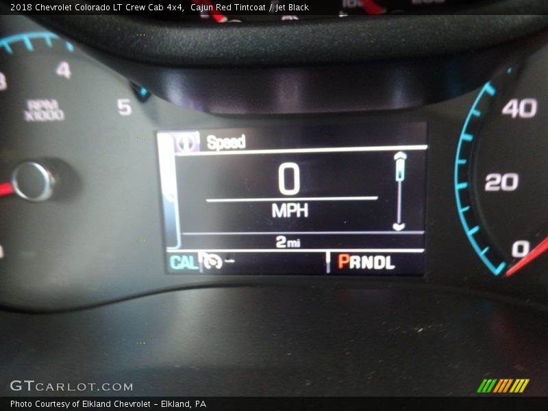 Cajun Red Tintcoat / Jet Black 2018 Chevrolet Colorado LT Crew Cab 4x4