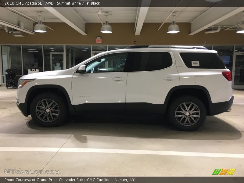 Summit White / Jet Black 2018 GMC Acadia SLT AWD