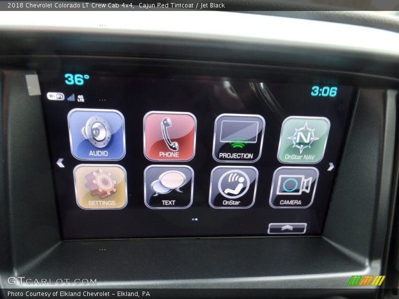 Cajun Red Tintcoat / Jet Black 2018 Chevrolet Colorado LT Crew Cab 4x4