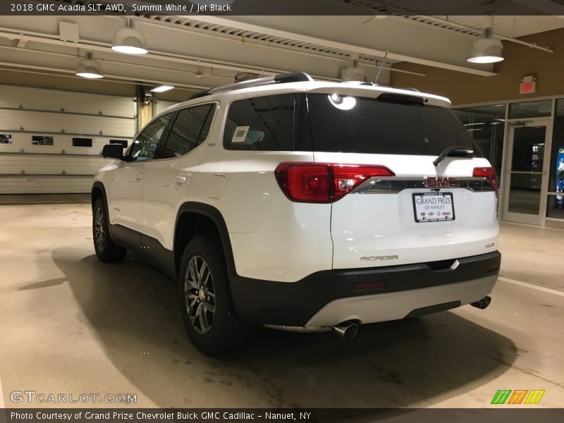 Summit White / Jet Black 2018 GMC Acadia SLT AWD