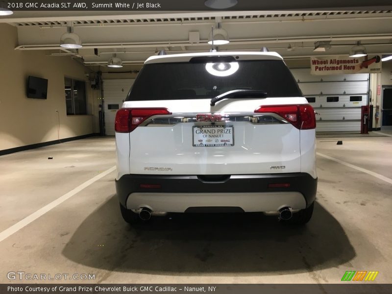 Summit White / Jet Black 2018 GMC Acadia SLT AWD