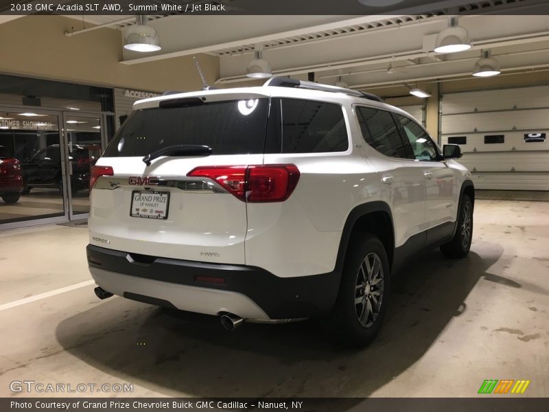 Summit White / Jet Black 2018 GMC Acadia SLT AWD