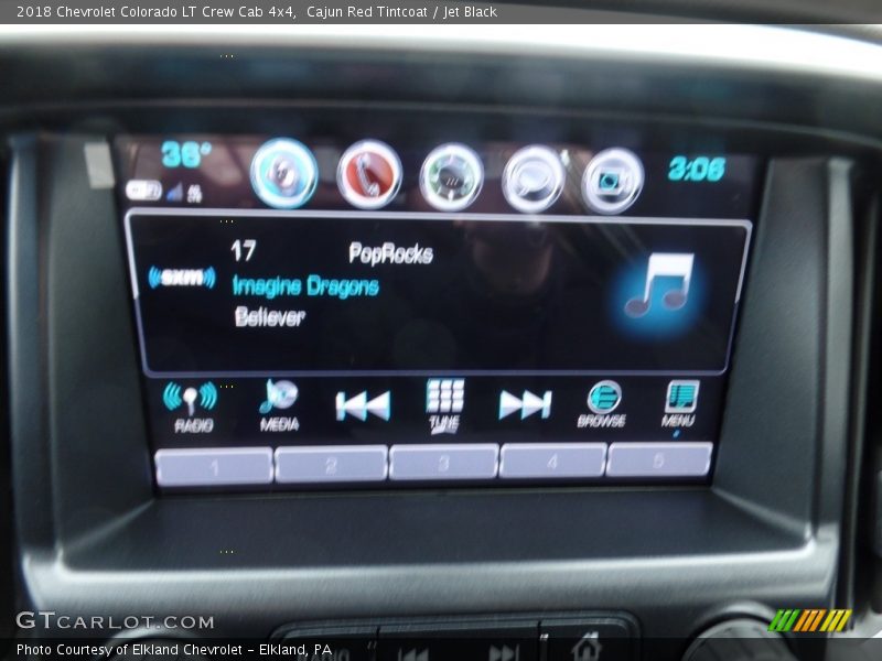 Cajun Red Tintcoat / Jet Black 2018 Chevrolet Colorado LT Crew Cab 4x4