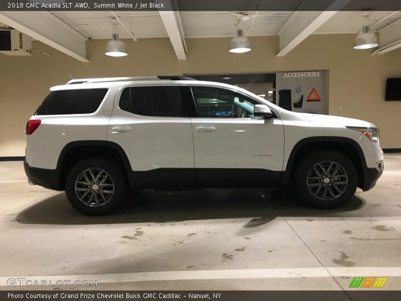 Summit White / Jet Black 2018 GMC Acadia SLT AWD