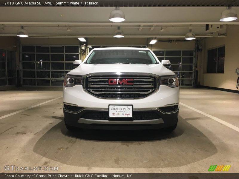 Summit White / Jet Black 2018 GMC Acadia SLT AWD