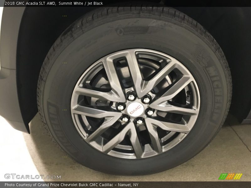 Summit White / Jet Black 2018 GMC Acadia SLT AWD