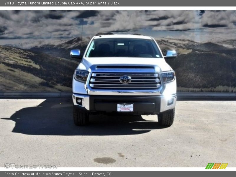 Super White / Black 2018 Toyota Tundra Limited Double Cab 4x4
