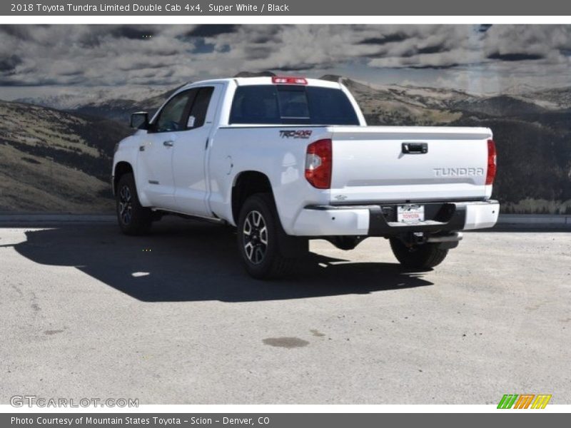 Super White / Black 2018 Toyota Tundra Limited Double Cab 4x4