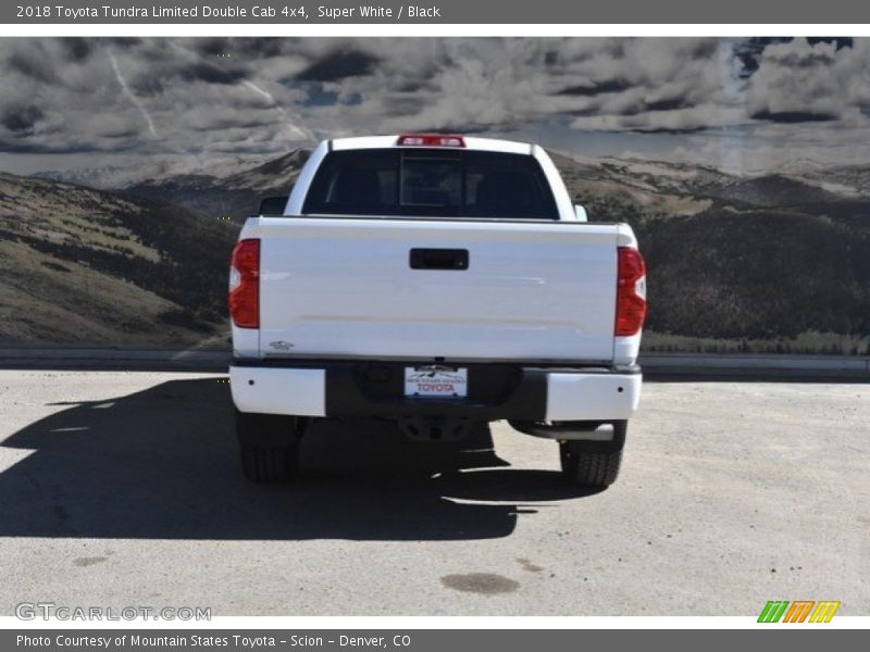 Super White / Black 2018 Toyota Tundra Limited Double Cab 4x4