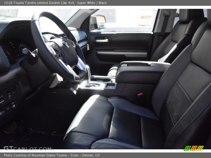 Super White / Black 2018 Toyota Tundra Limited Double Cab 4x4
