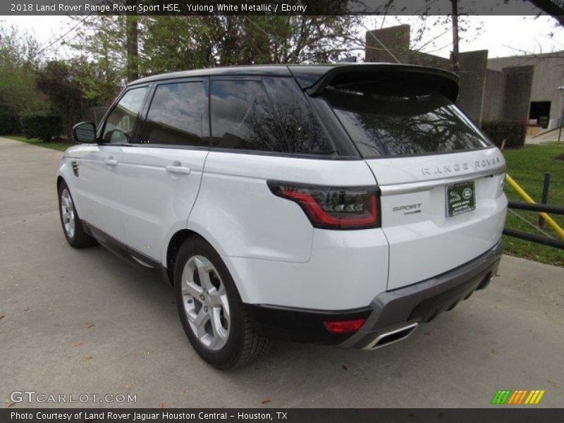 Yulong White Metallic / Ebony 2018 Land Rover Range Rover Sport HSE