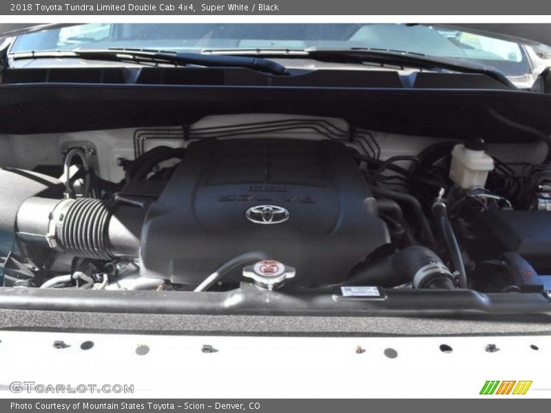Super White / Black 2018 Toyota Tundra Limited Double Cab 4x4