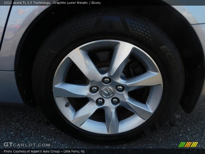 Graphite Luster Metallic / Ebony 2012 Acura TL 3.5 Technology