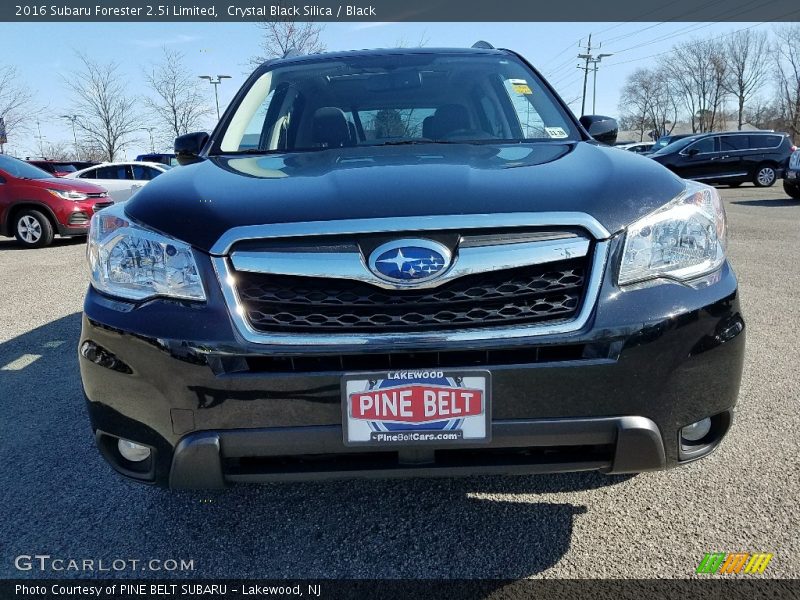 Crystal Black Silica / Black 2016 Subaru Forester 2.5i Limited