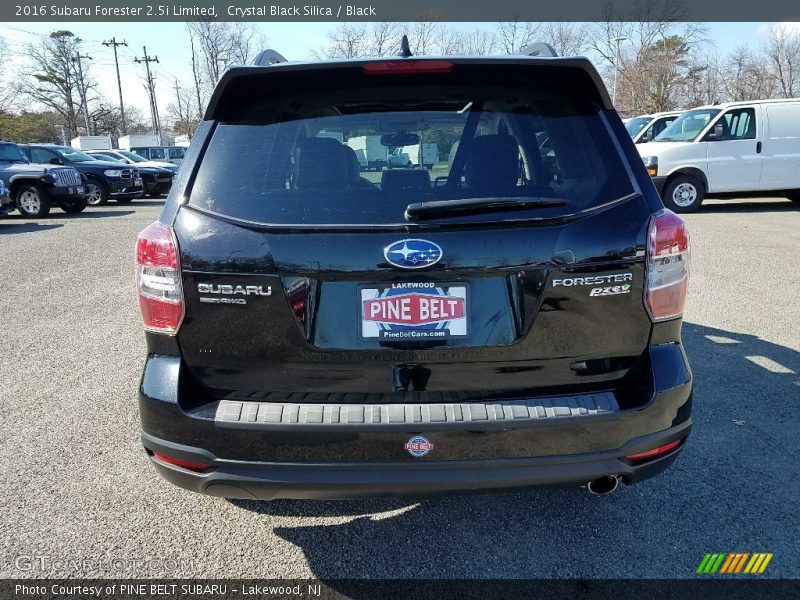 Crystal Black Silica / Black 2016 Subaru Forester 2.5i Limited