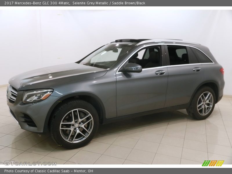 Selenite Grey Metallic / Saddle Brown/Black 2017 Mercedes-Benz GLC 300 4Matic