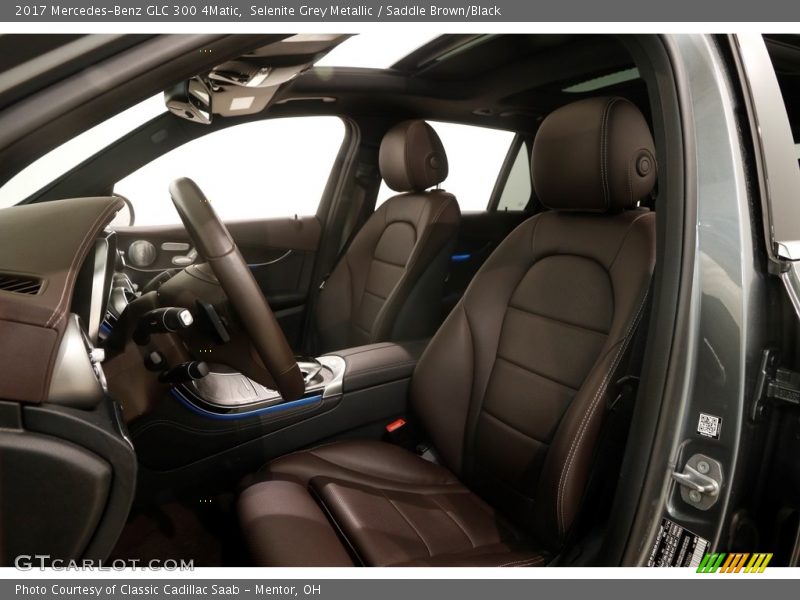 Selenite Grey Metallic / Saddle Brown/Black 2017 Mercedes-Benz GLC 300 4Matic