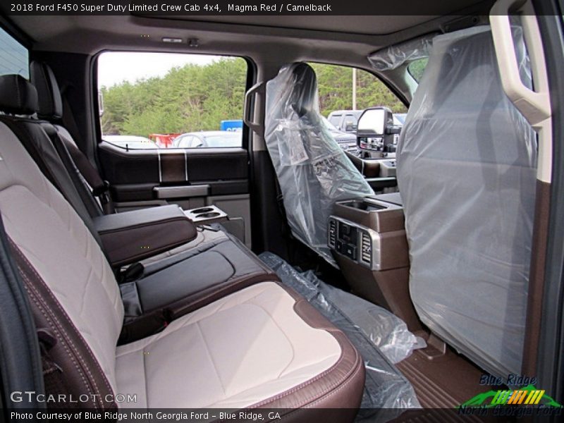 Magma Red / Camelback 2018 Ford F450 Super Duty Limited Crew Cab 4x4