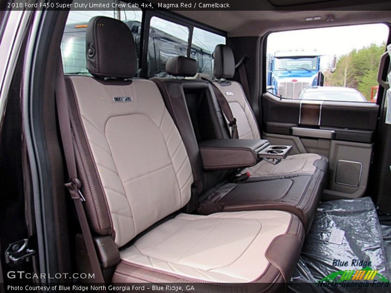 Magma Red / Camelback 2018 Ford F450 Super Duty Limited Crew Cab 4x4