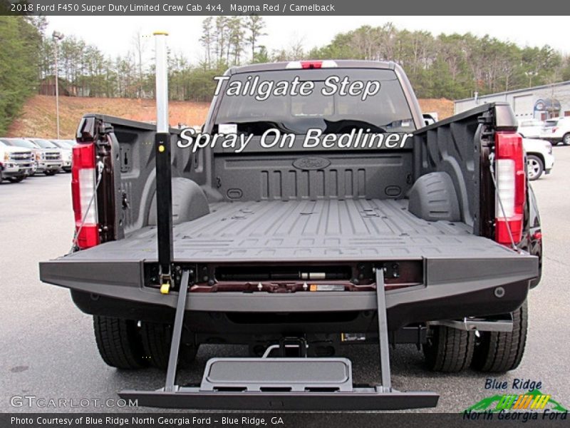 Magma Red / Camelback 2018 Ford F450 Super Duty Limited Crew Cab 4x4
