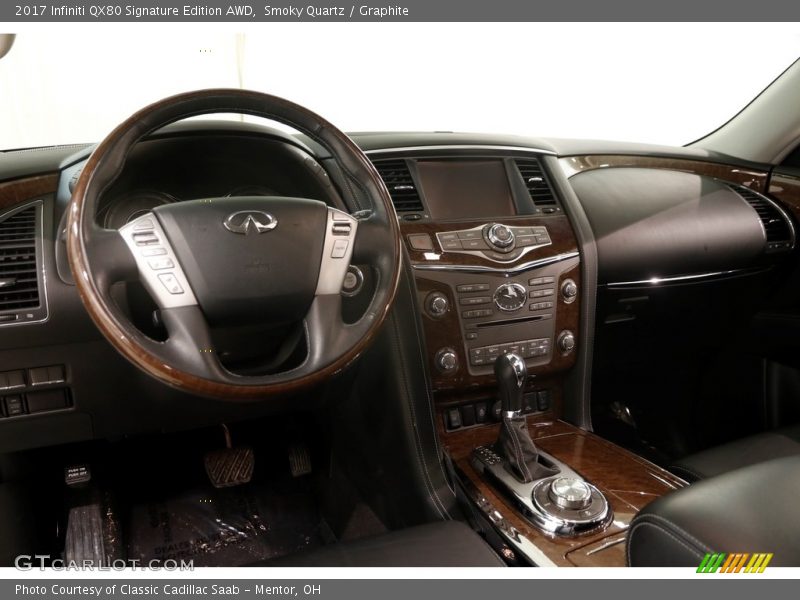 Dashboard of 2017 QX80 Signature Edition AWD
