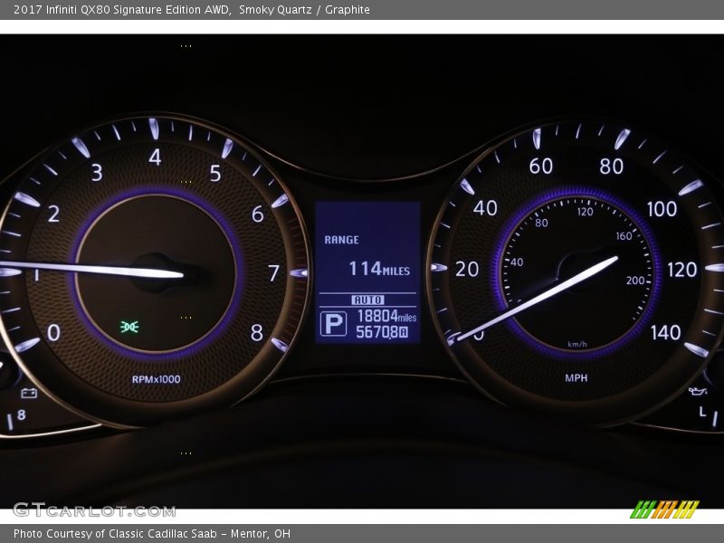  2017 QX80 Signature Edition AWD Signature Edition AWD Gauges
