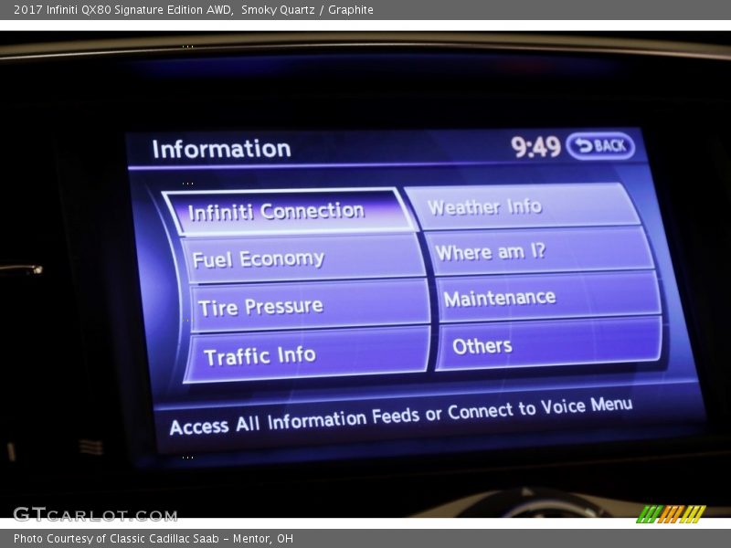Smoky Quartz / Graphite 2017 Infiniti QX80 Signature Edition AWD