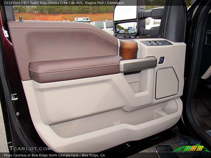 Magma Red / Camelback 2018 Ford F450 Super Duty Limited Crew Cab 4x4