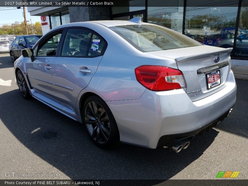 Ice Silver Metallic / Carbon Black 2017 Subaru WRX Limited
